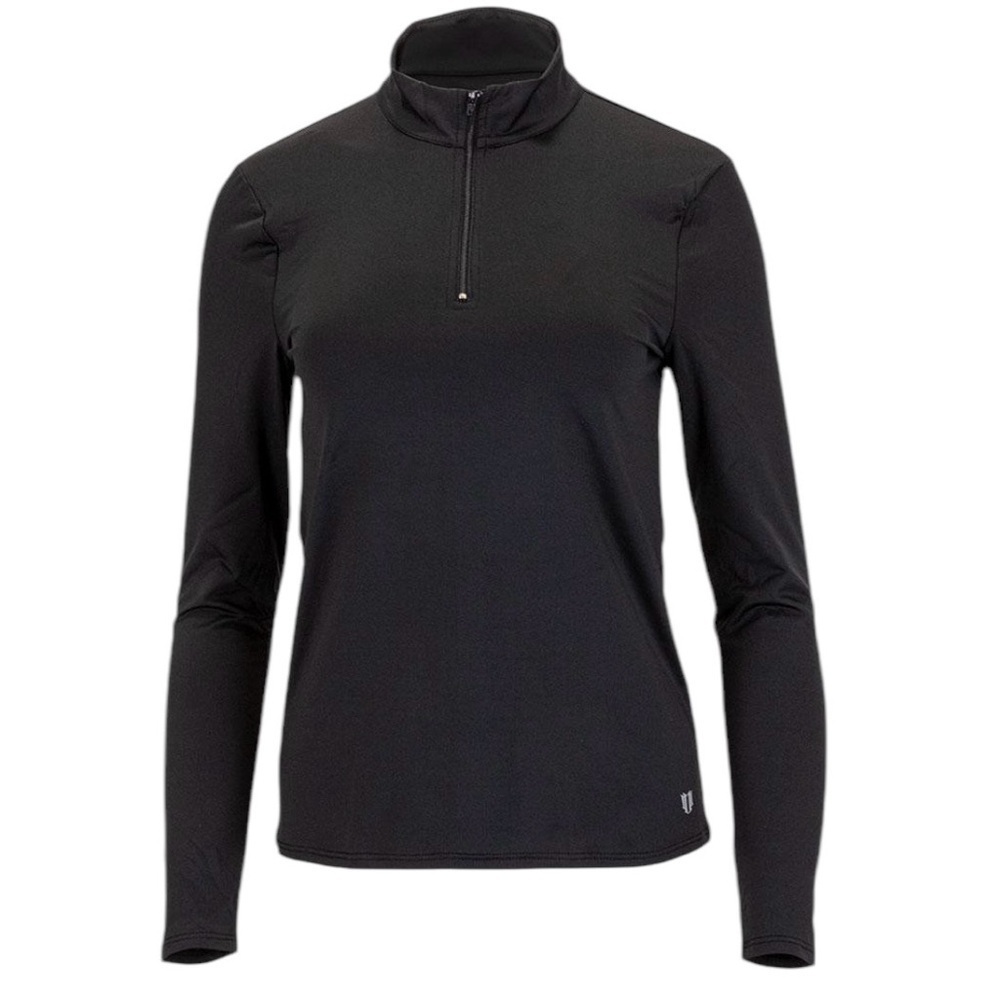 Eleven By Venus Williams Legacy Long Sleeve Top Black New $98 Size Xs